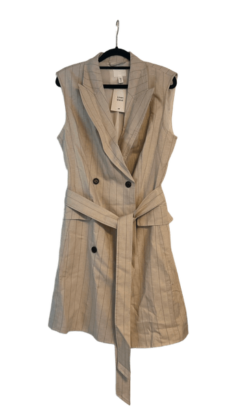 H&M linen blend liivimekko