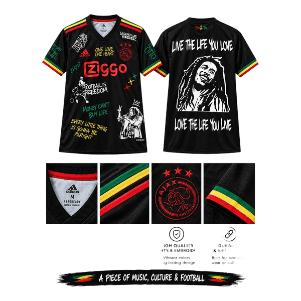 Bob Marley Adidas football jersey