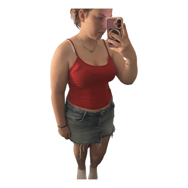 Rød tanktop