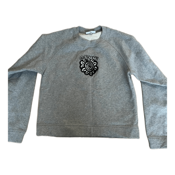 Grå Ganni sweatshirt