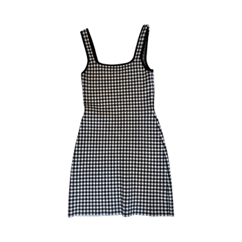 Jacquard Scoop Neck Mini