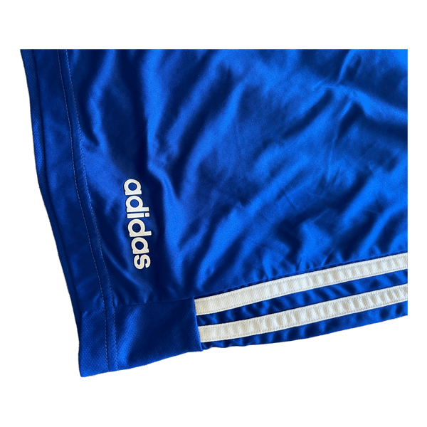Blue adidas sports shorts