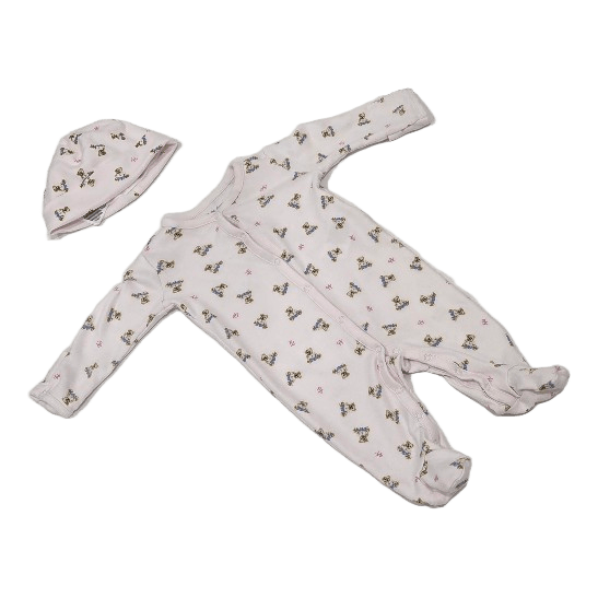 Ralph Lauren teddy bear baby set for girl