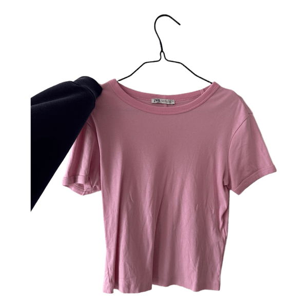 Lyserød Zara t-shirt