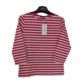 Marimekko pinkkivalkoinen Ilma tasaraita, S 