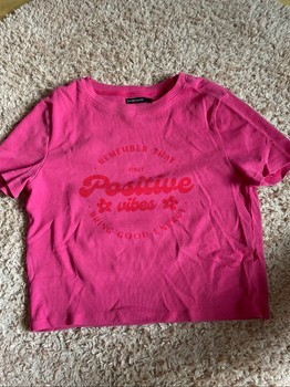 Pink graphic t-shirt