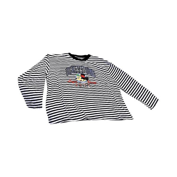 Striped long-sleeved T-shirt