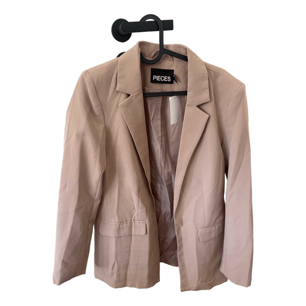 Beige blazer fra Pieces