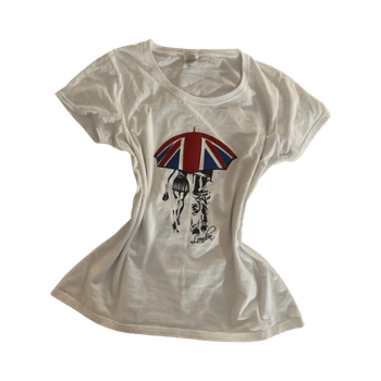 White graphic t-shirt