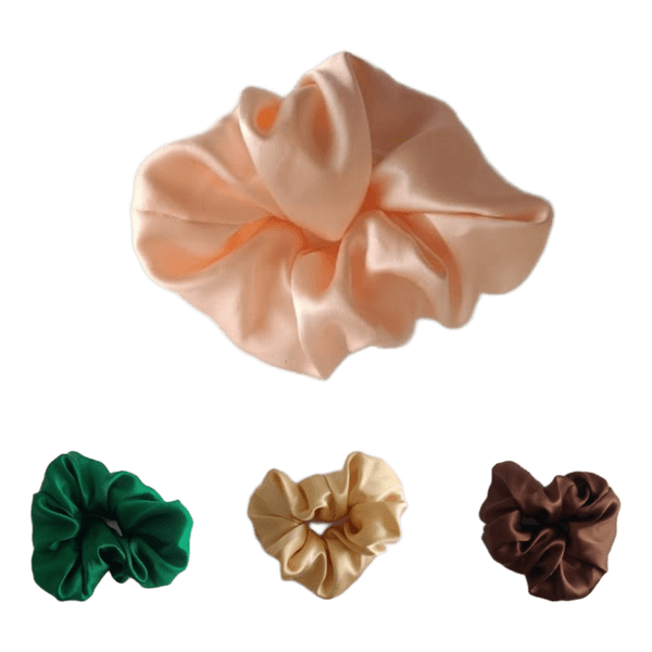 100 proc natūralaus šilko plaukų gumytės /Silk srunchies