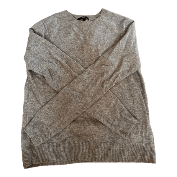 Grå cashmere trøje