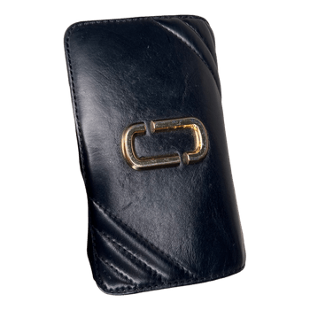Black leather wallet