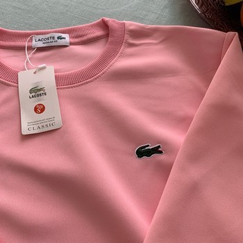 Pink Lacoste sweatshirt