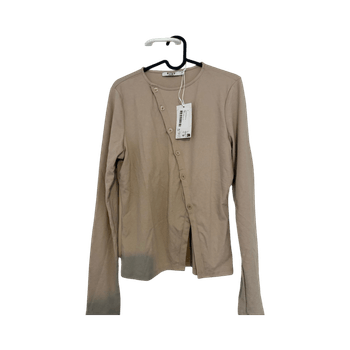 beige pitkähiha paita