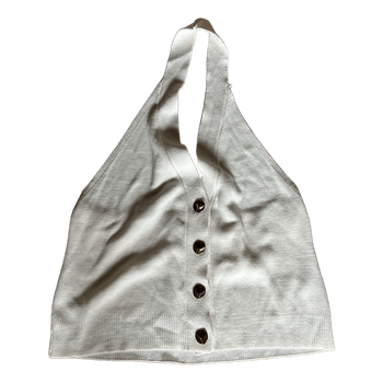Asos Design white halter top