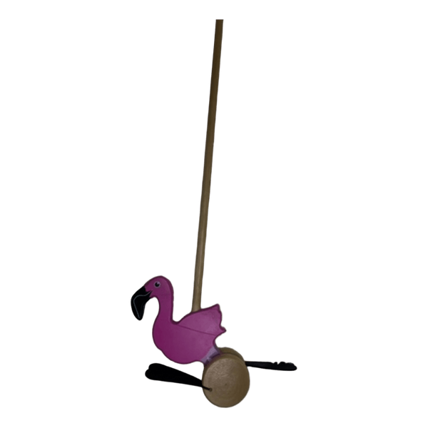 Rozinis flamingas zaislas vaikui