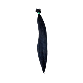 Long straight black hair extensions