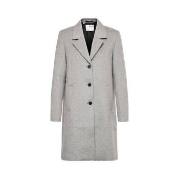 Harmaa villakangastakki