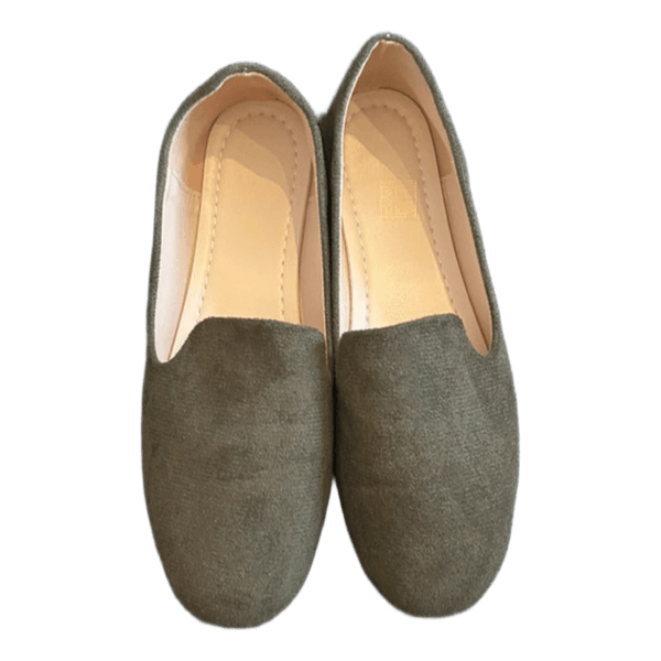 Grønne slip-on loafers