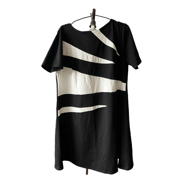 Cellbes black white dress