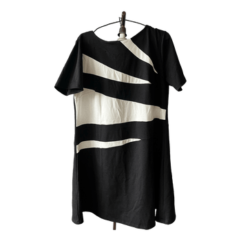 Cellbes black white dress