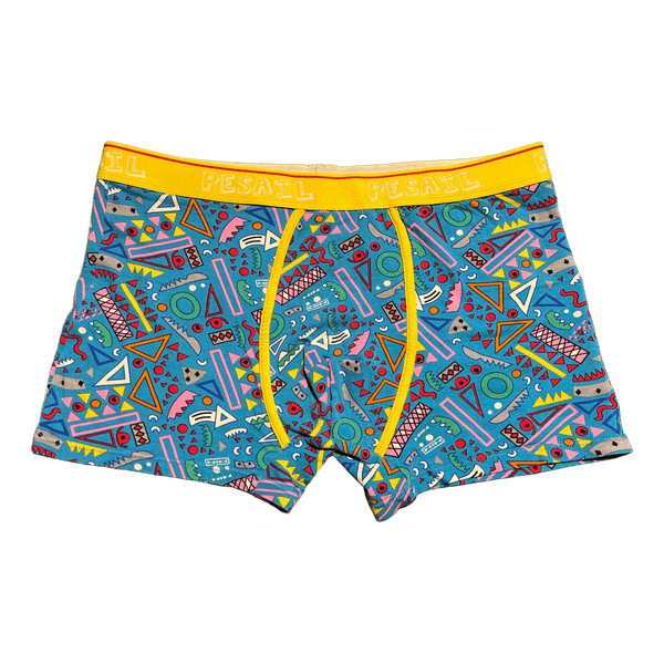 Geometric print boxer briefs