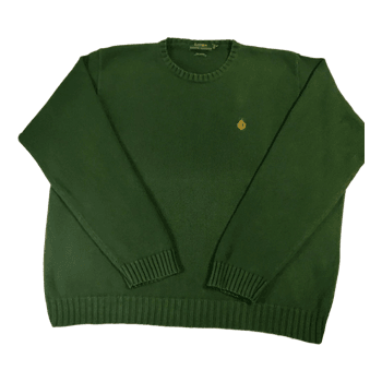 Lauren Ralph Lauren Puuvillaneule - Tummanvihreä - XXL