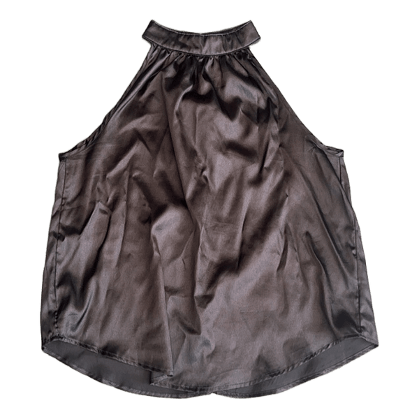 Sort halterneck top