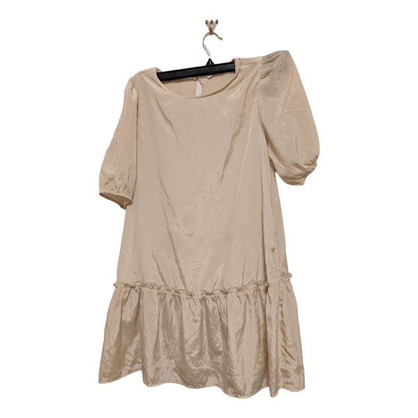 Only cream mini dress