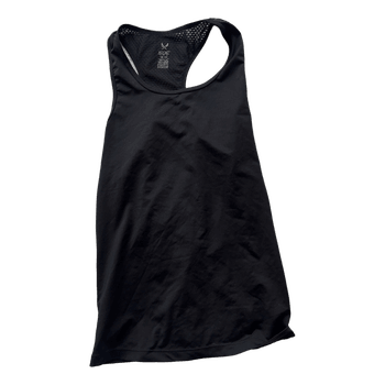 Black sports tank top