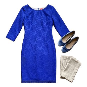 Defile Lux royal blue lace dress (38).
