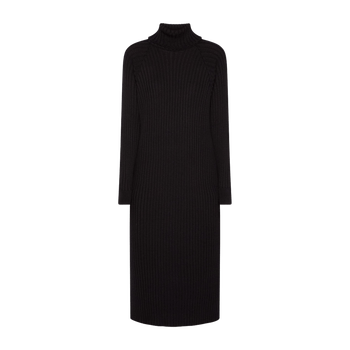 Black bodycon dress
