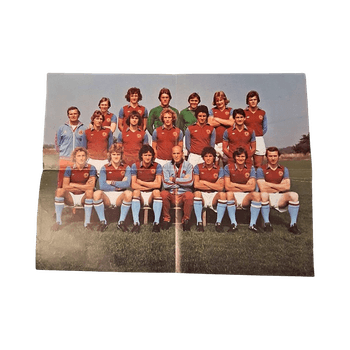 Juliste – Aston Villa Joukkue 1970-luku nimmareilla