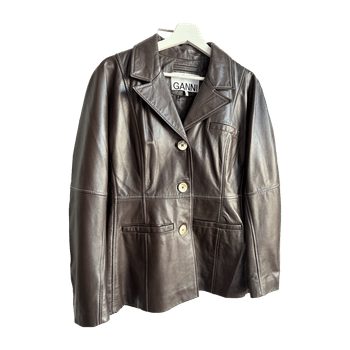 Ganni Leather Jacket