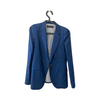 Blue tailored blazer