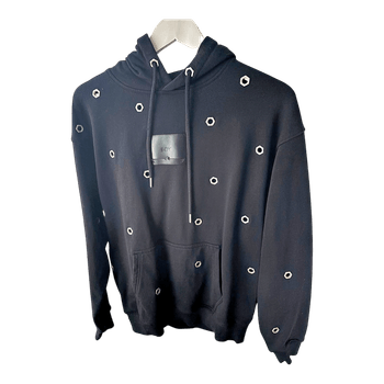 Black grommet hoodie Boy London for Men