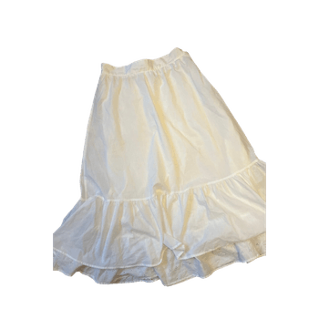 Valkoinen maxihame 38