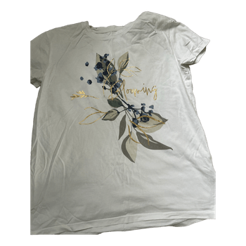 White floral t-shirt