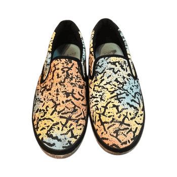 Printed slip-on sneakers