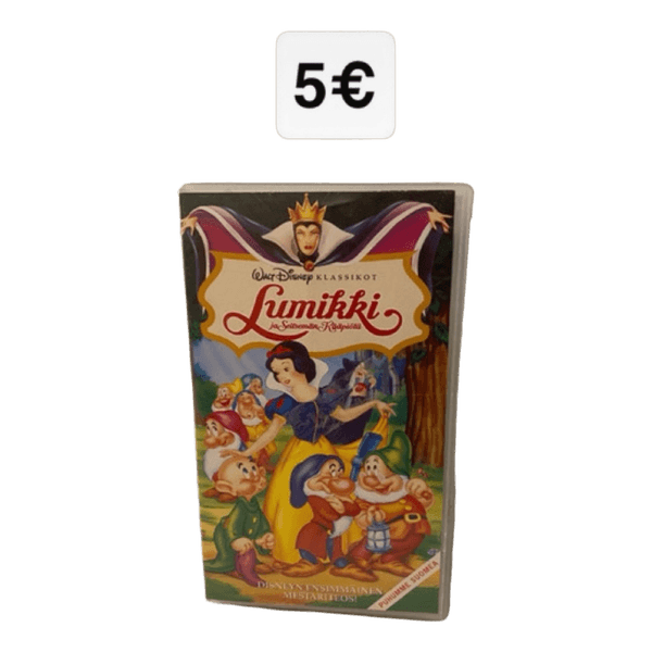 Muumi ja Disney VHS-kasetteja