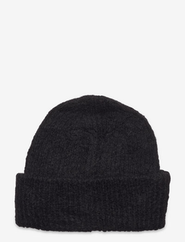 Black Alpaca Wool Hood
