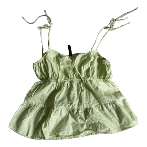 Lime green tiered top