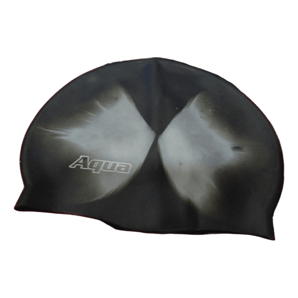 Black swimming cap