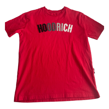 Punainen Hoodrich t-paita M