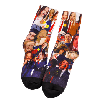 Tommy Cash Inspired Socks – Funny Meme Print Crew Socks – Unisex Streetwear