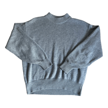 Grey knit jumper