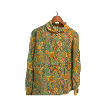 True vintage silk blouse 