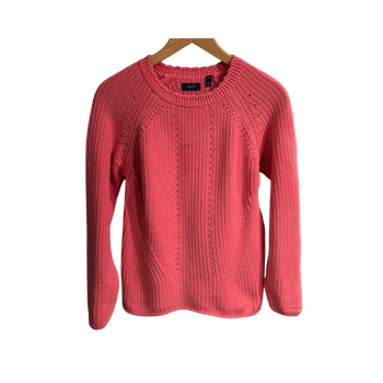 Pink knit sweater