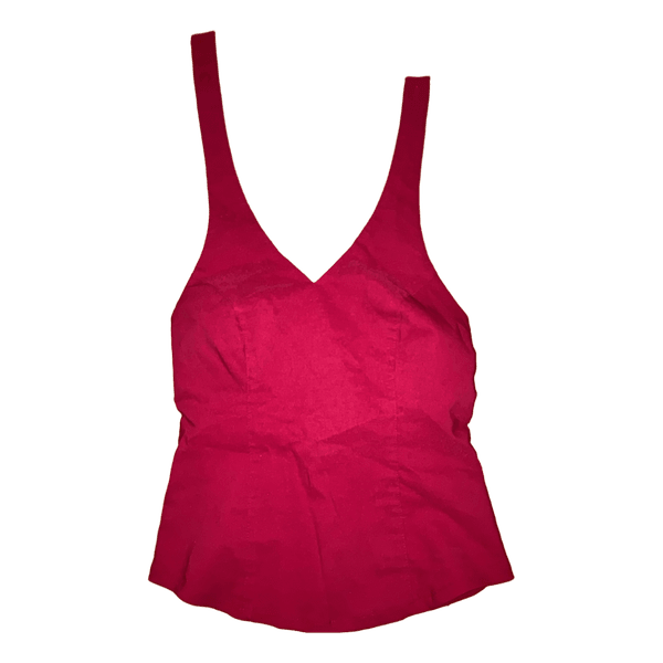 Red tank top