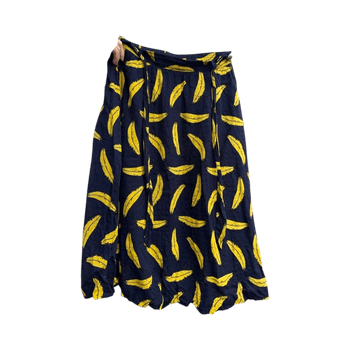 Banana print skirt